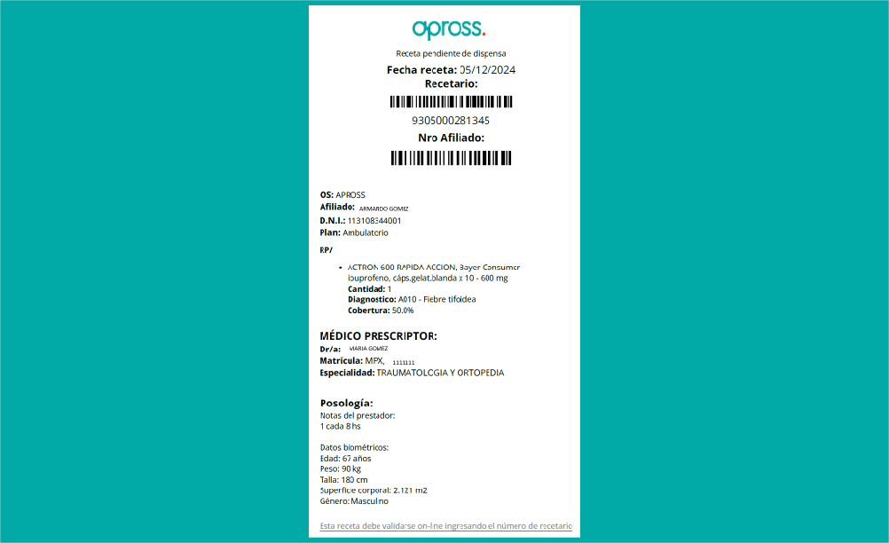 Nueva receta digital APROSS innovacion al servicio de la salud 1